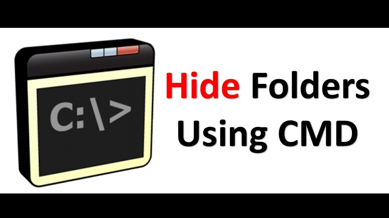 Hide folder using cmd