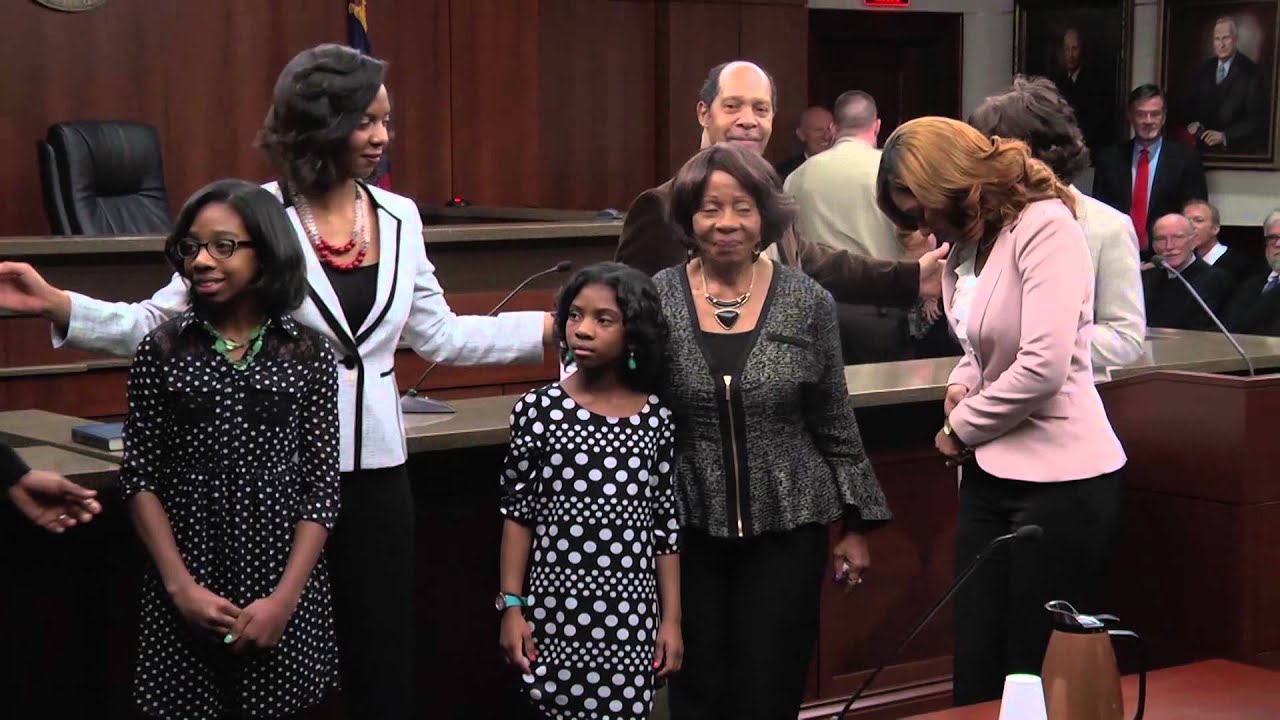 Swearing-In Ceremony of Chief Magistrate Judge Joyette Holmes 3/13/15