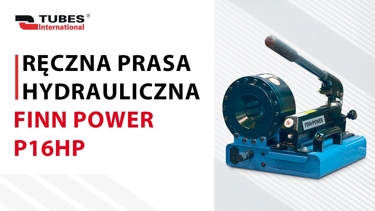 Ręczna prasa hydrauliczna FINN POWER P16HP