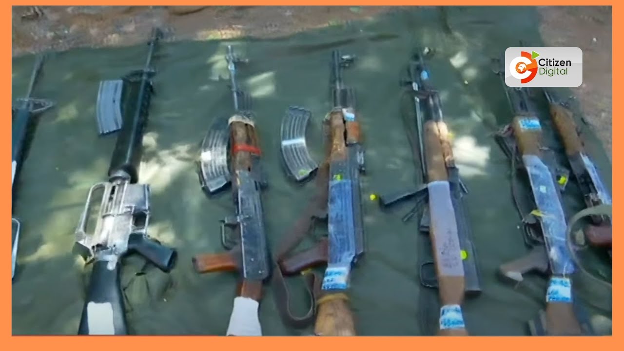 107 firearms, 725kilograms of assorted drugs siezed in Isiolo