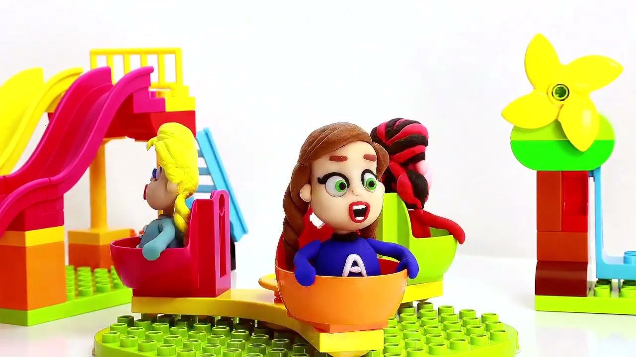 ¡BABY ELSA EN SU TACA TACA! Dibujos Animados para niños y bebés!!! 💚dibusYmas