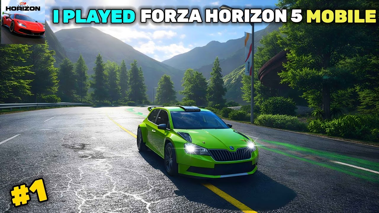 I PLAYED FORZA HORIZON 5 MOBILE | RALLY HORIZON GAMEPLAY #1