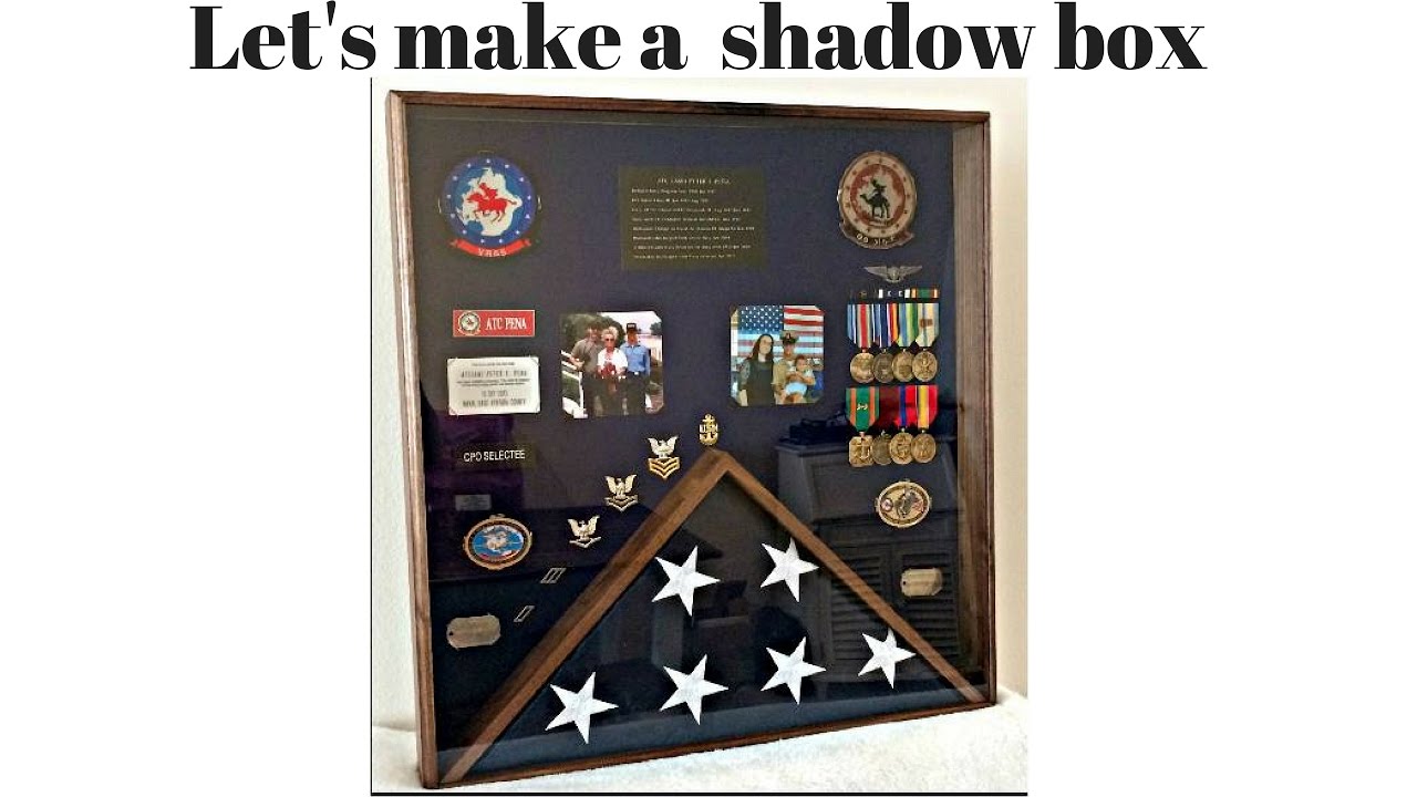 Navy CPO Shadow Box Build