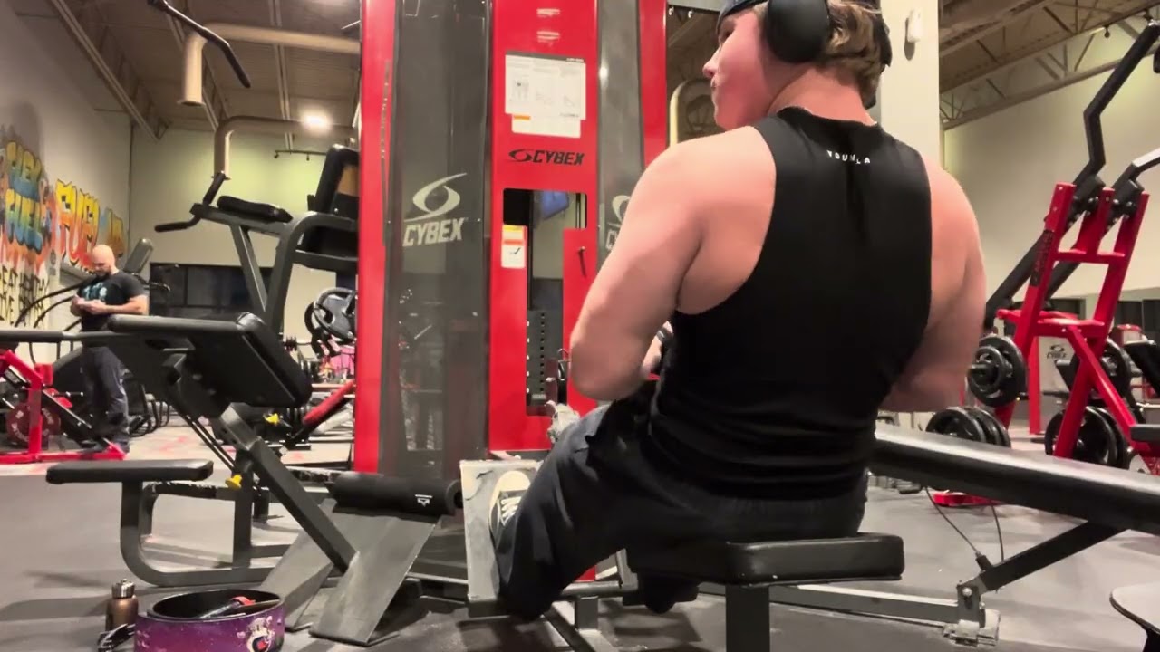 Back day- age 15, body weight 204 