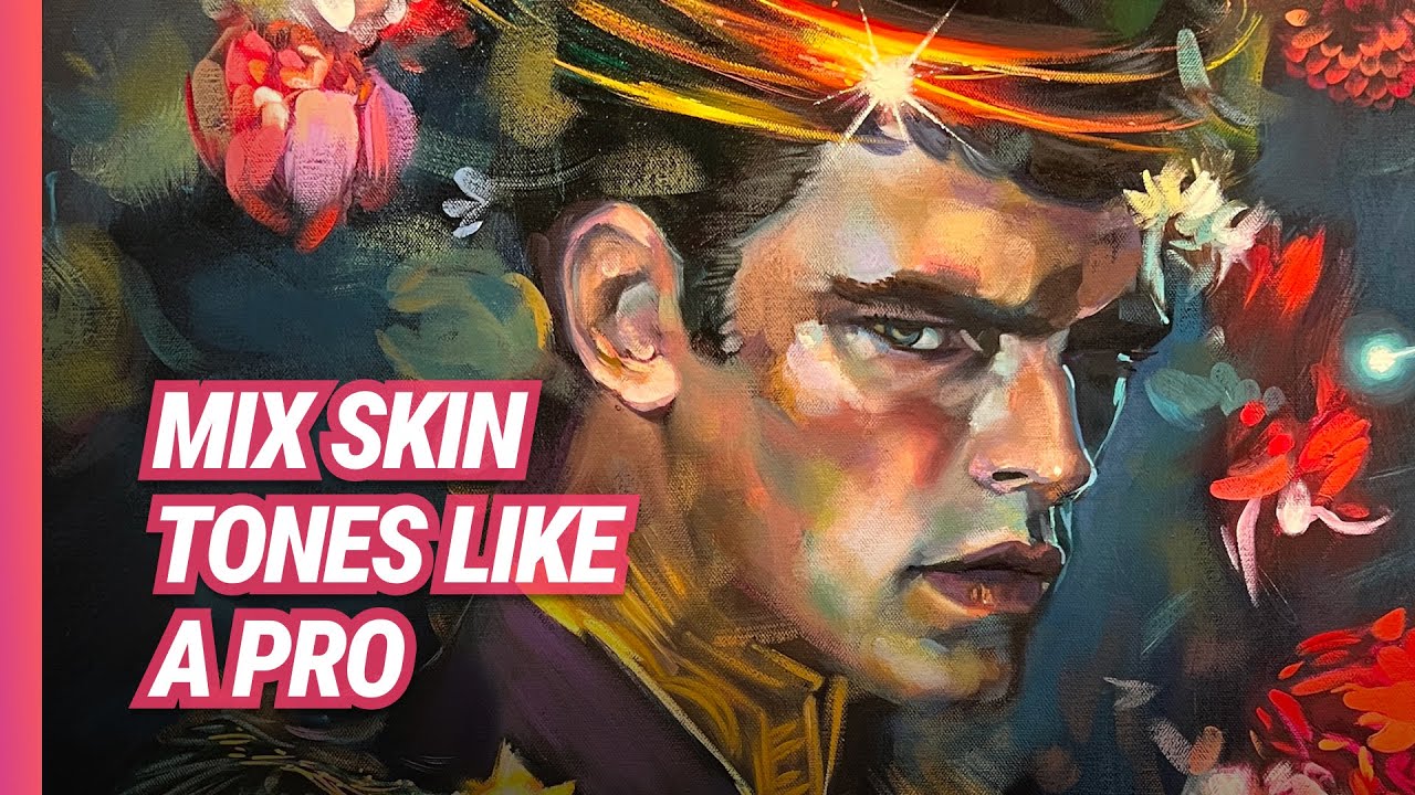 How to Mix Expressive Flesh Tones in Oils (Live Demo)