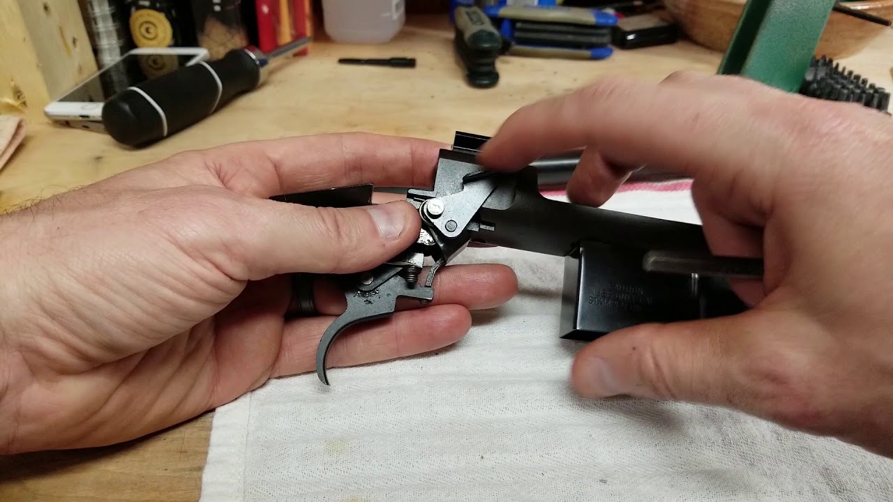 Savage 110 Action break down and trigger removal