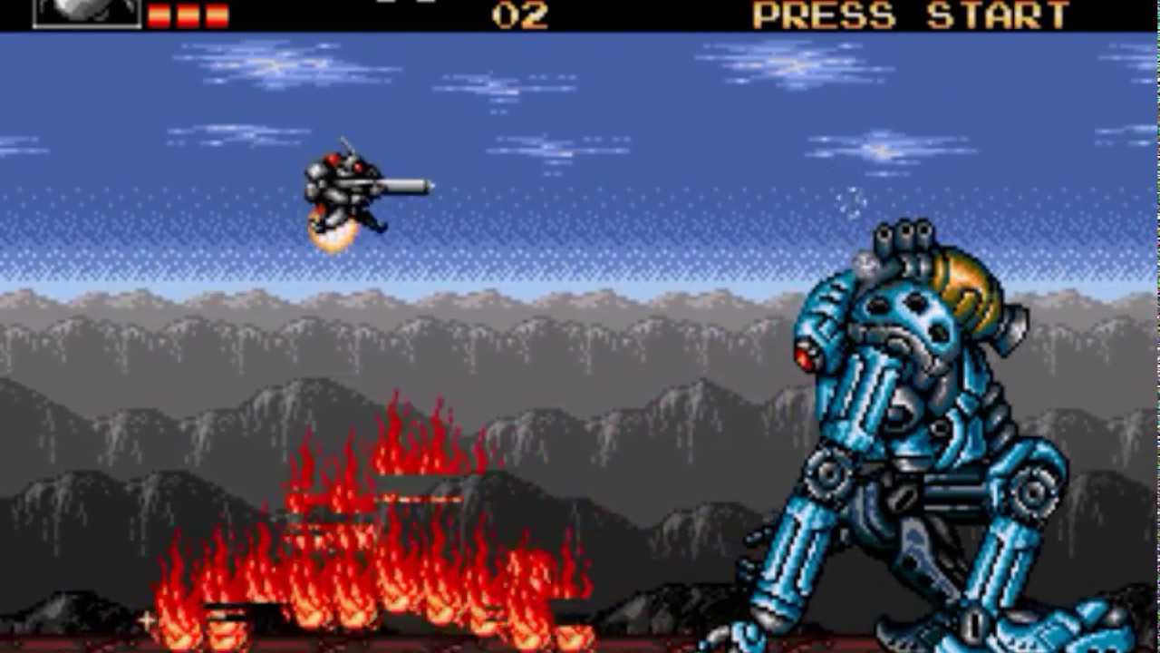 Contra: Hard Corps - Browny Ending 4 (Genesis Mega Drive)