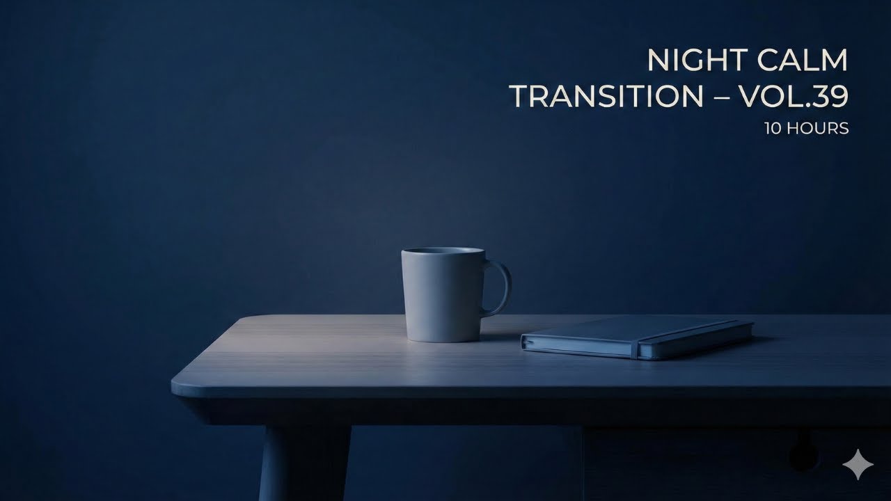 10 Hours Night Calm Transition – Vol.39 | Ultra Static Focus Lofi