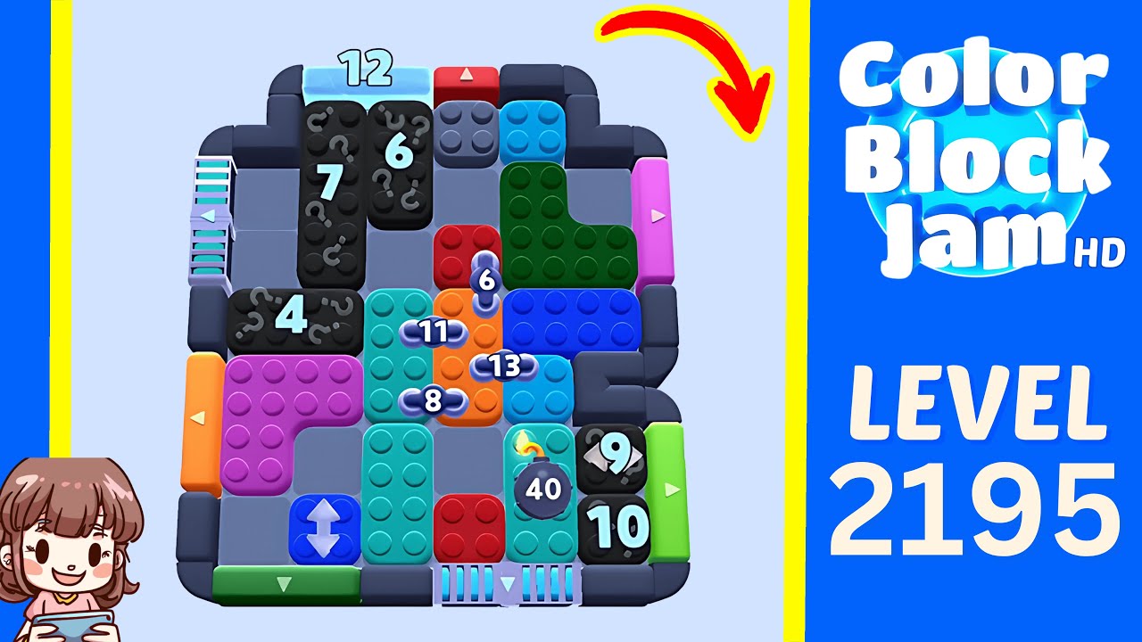 Color Block Jam Level 1268 (2195) Solution Walkthrough