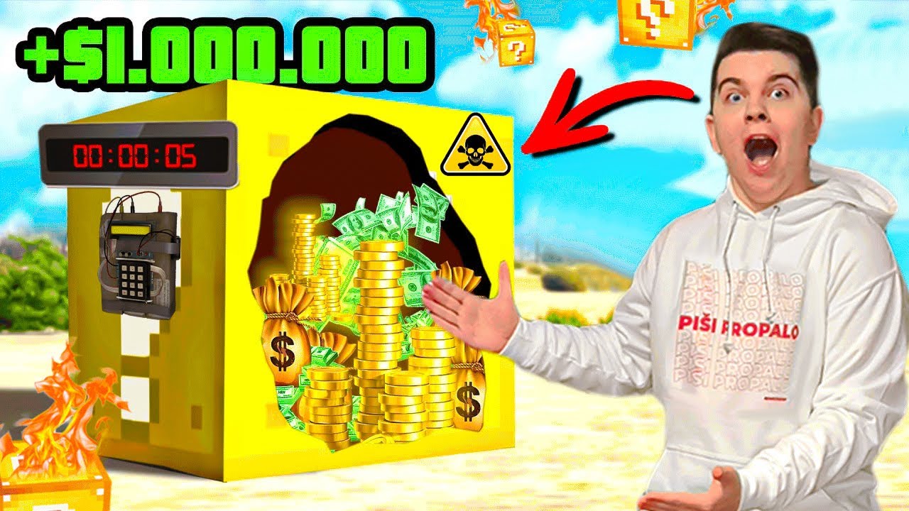 SMRTONOSNI LUCKY BLOCKOVI U GTA 5😱 *ovo je haos*