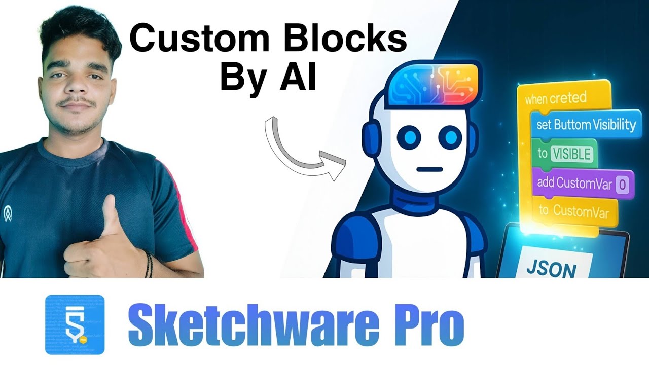 Make Custom Blocks in Sketchware Pro with AI 🤖 | Easy Tutorial