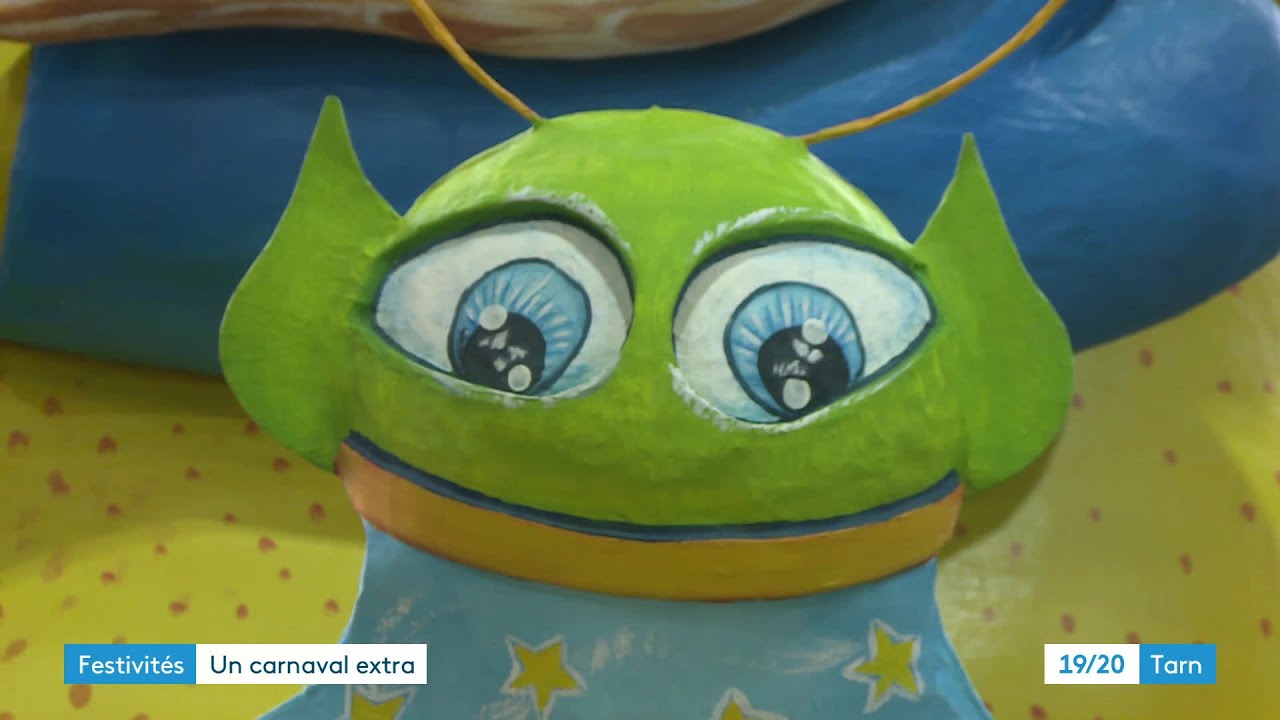 Les chars du 69ème Carnaval d'Albi sont prêts à défiler