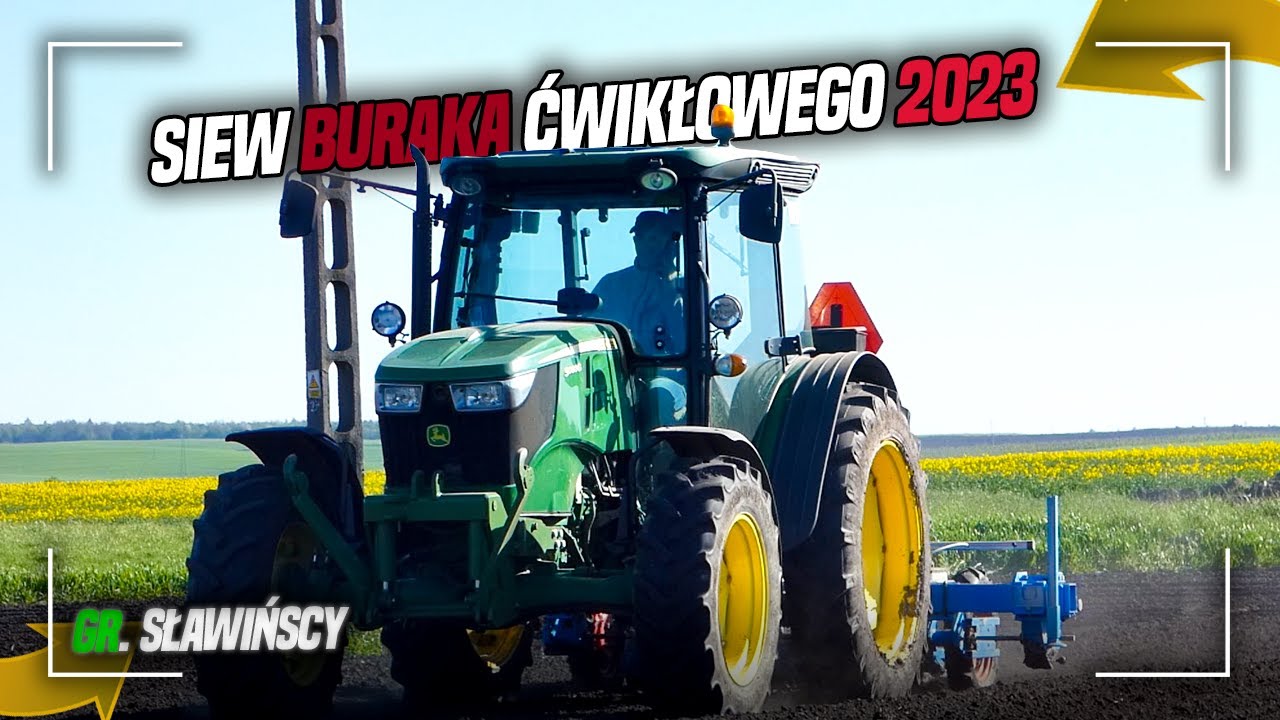 ✔SIEW BURAKA ĆWIKŁOWEGO 2023✔MONOSEM MS 6 & JOHN DEERE 5080 G✅GR.SŁAWIŃSKI✅