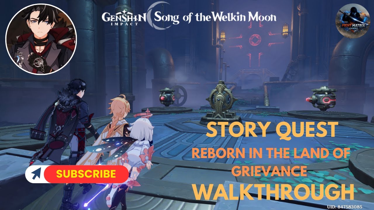 Wriothesley Story Quest HD Complete | Reborn In Land Of Grievances Cerberus Chapter: Act I | Genshin