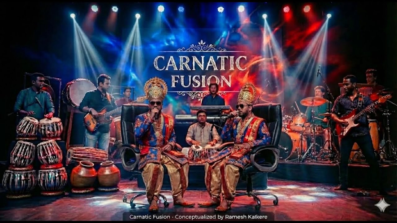 Mind-Bending Vocal Percussion (NEW AGE CARNATIC SINGING + KONNAKOL FUSION)