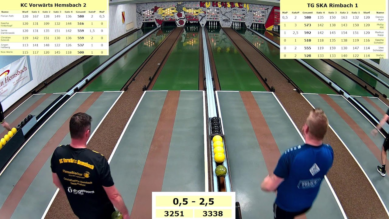 KC Vorwärts Hemsbach 2 vs. TG SKA Rimbach 1