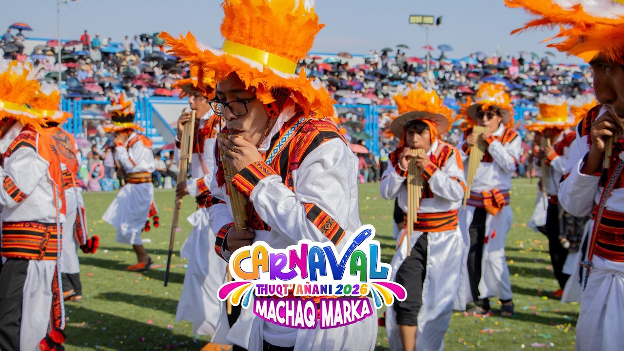 Conjunto Expresión de Arte y Cultura Qori Waynas de Caracoto🎉 THUQT’AÑANI MACHAQ MARKA 2026