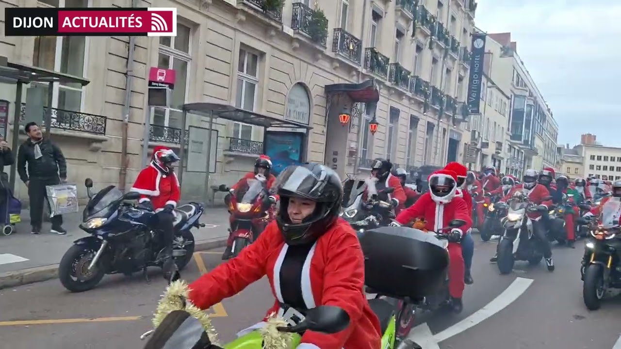 Balade des pères Noël motards de Côte d’Or : plus de 1 000 cadeaux récoltés pour les enfants malades