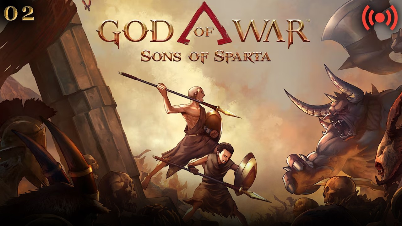 NOVO GOD: GOD OF WAR SONS OF SPARTA | ATÉ ZERAR!?