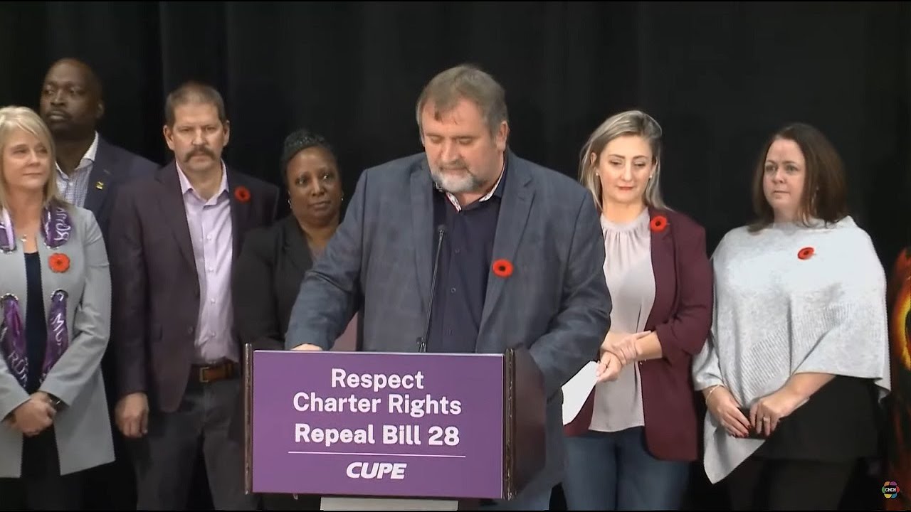 CUPE will hold a news conference and media availability at noon