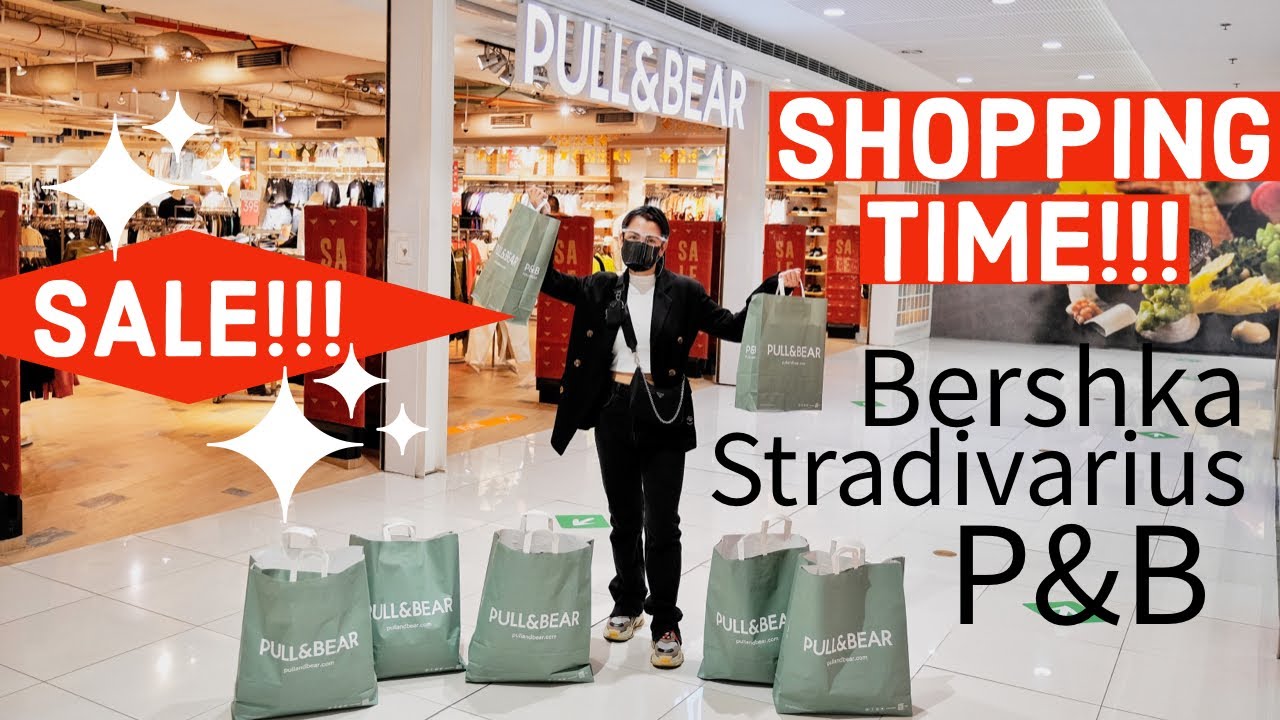 Распродажа товаров в Pull and Bear, Bershka и Stradivarius