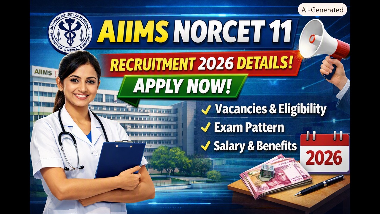 AIIMS NORCET 11: Полная информация о наборе на 2026 год