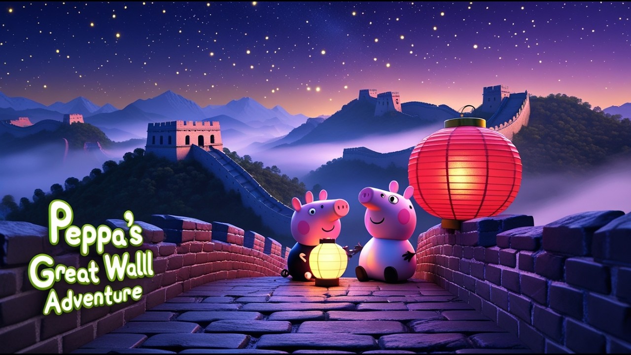 Peppa’s Great Wall Adventure | Peppa Pig’s Deep-Relaxation China Trip