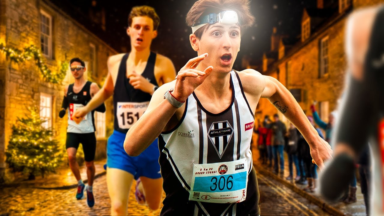J'ai participé à la COURSE À JAMBON la plus RELEVÉE de France 😤 2min50 premier KM