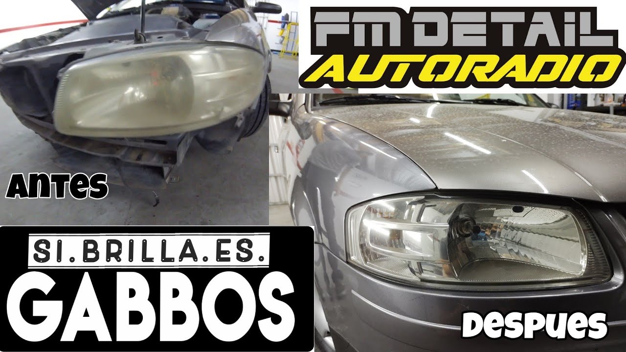 Cómo PULIR las OPTICAS de un auto! //By Gabbos // PupiiTidoni