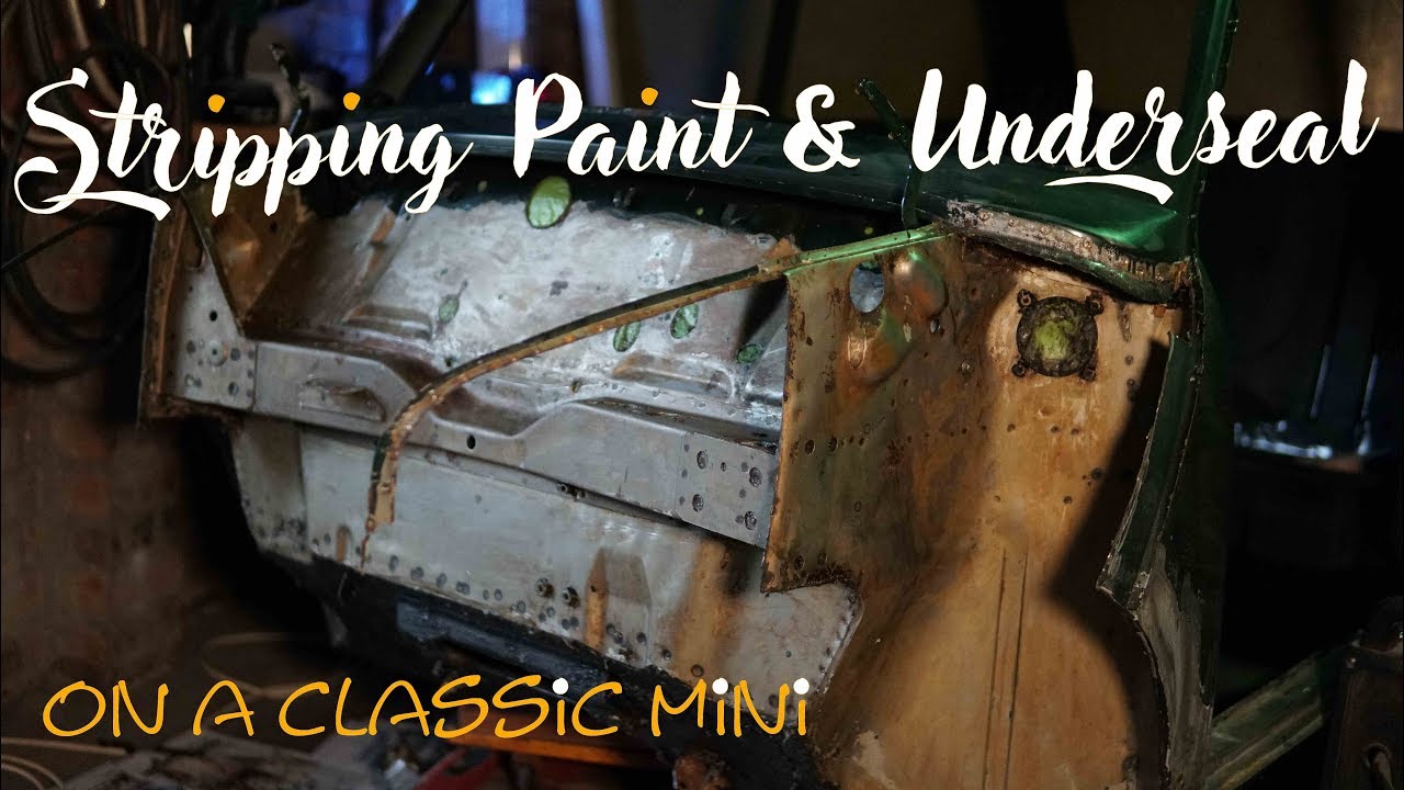 Classic Mini Stripping Car Paint On Front End