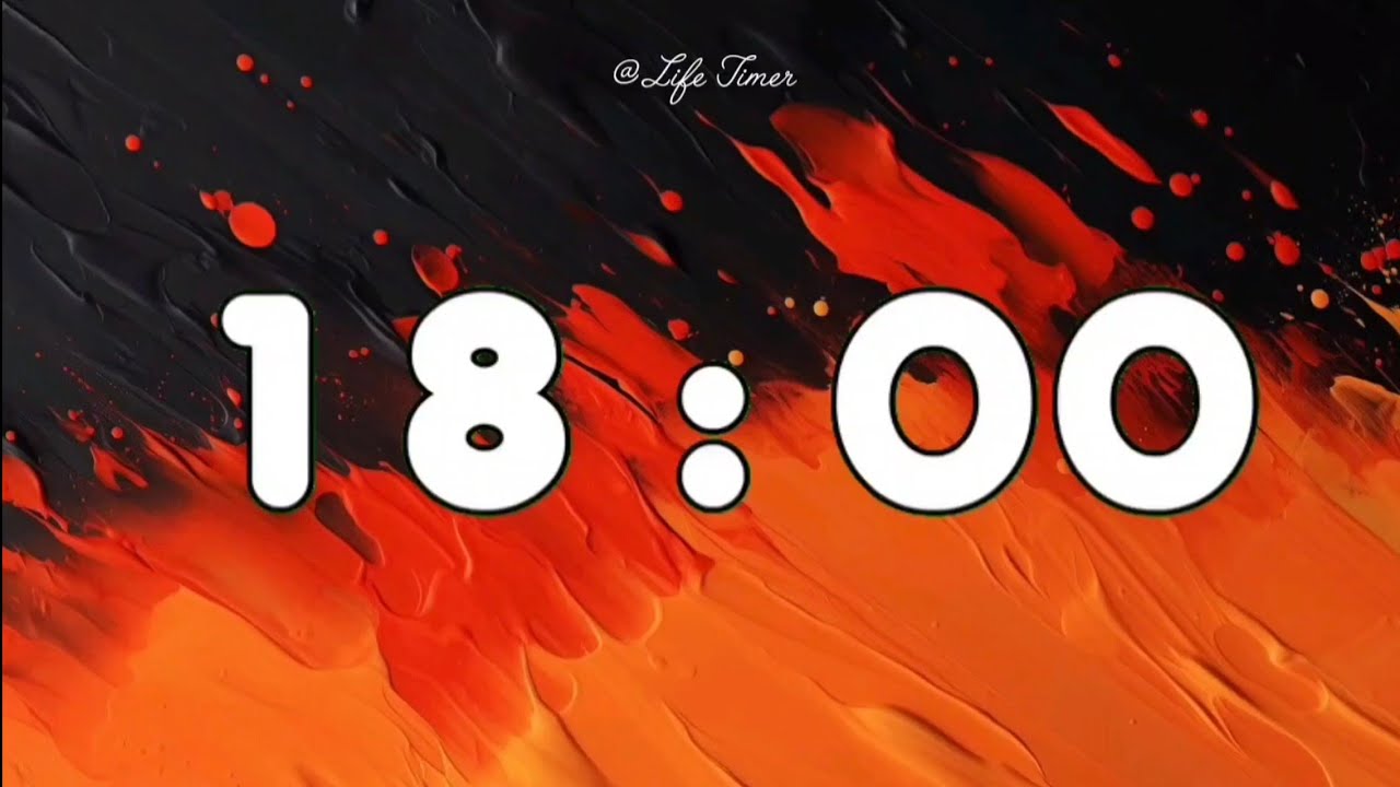 ⏳ 18 Minute Timer | Perfect for Study, Focus & Work Sessions #productivitytimer 