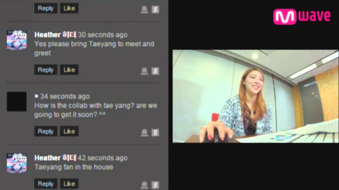 Ailee fangirling over Taeyang