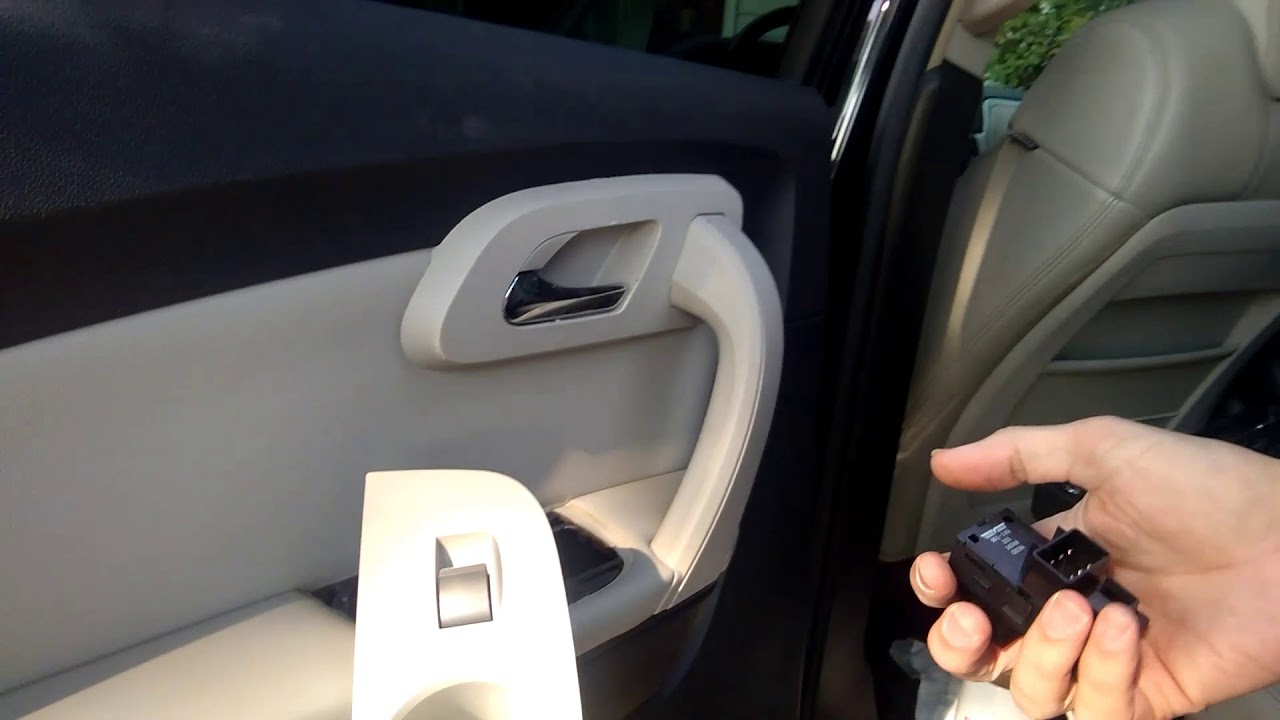 Replacing rear window switch on Chevrolet Traverse