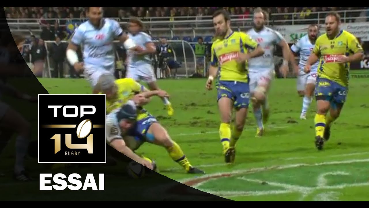 TOP 14 Clermont – Racing 92: 16-20 - Essai Henry CHAVANCY (RAC) - J11 - Saison 2015/2016