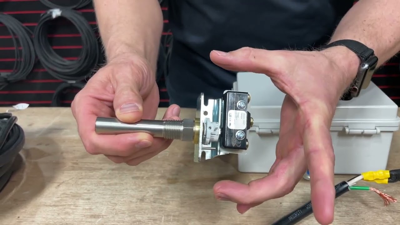 Install Thermostat Controller for Heat Cable System