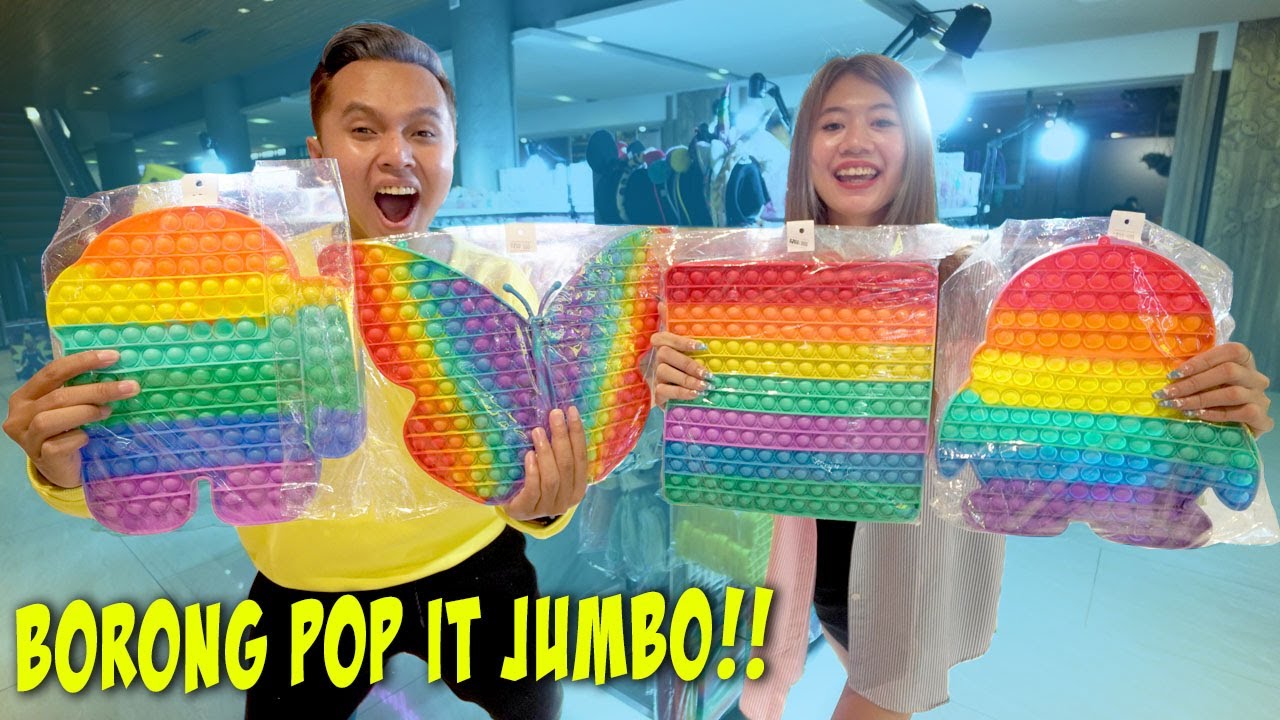 BERBURU POP IT JUMBO DI MALL!! KITA BORONG SEMUA!!