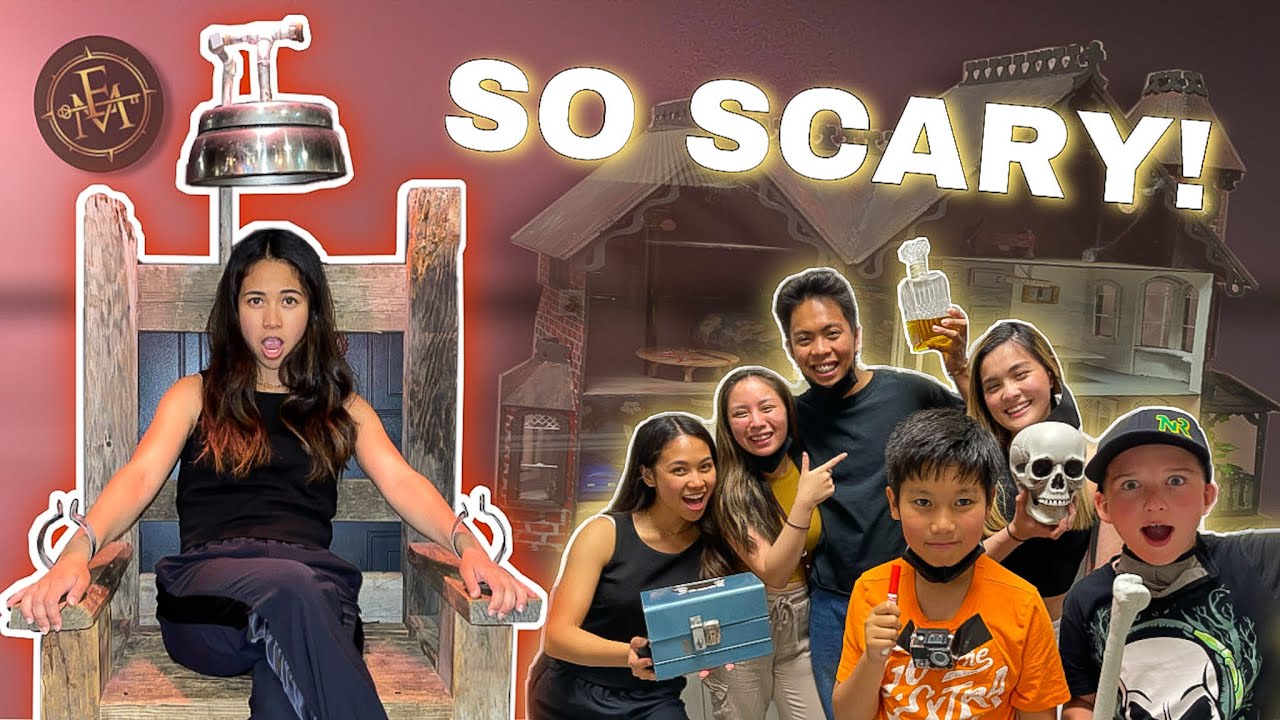 We TRIED AN ESCAPE ROOM!! (we got really scared!)