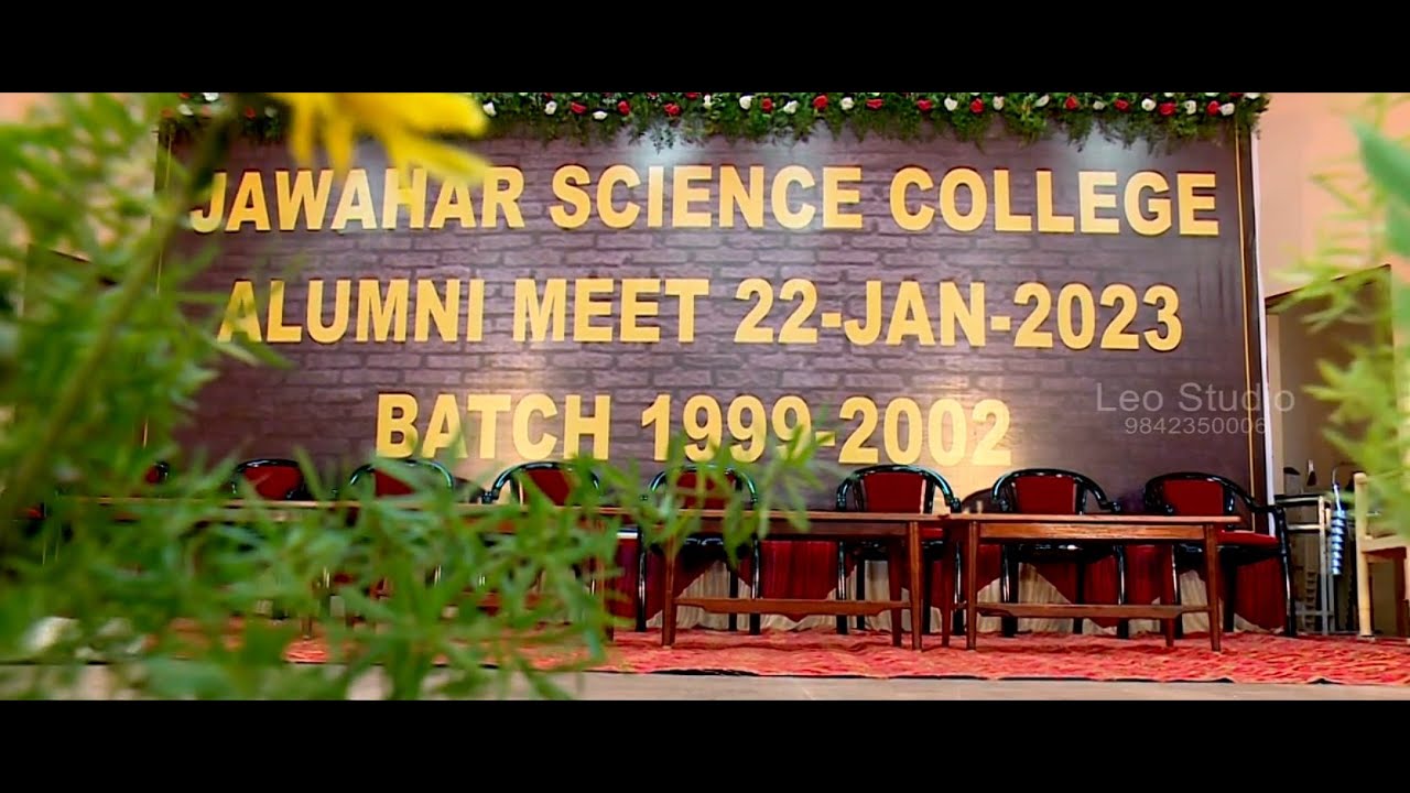 Jawahar Science College  Alumni Meet 1999 2002 batch