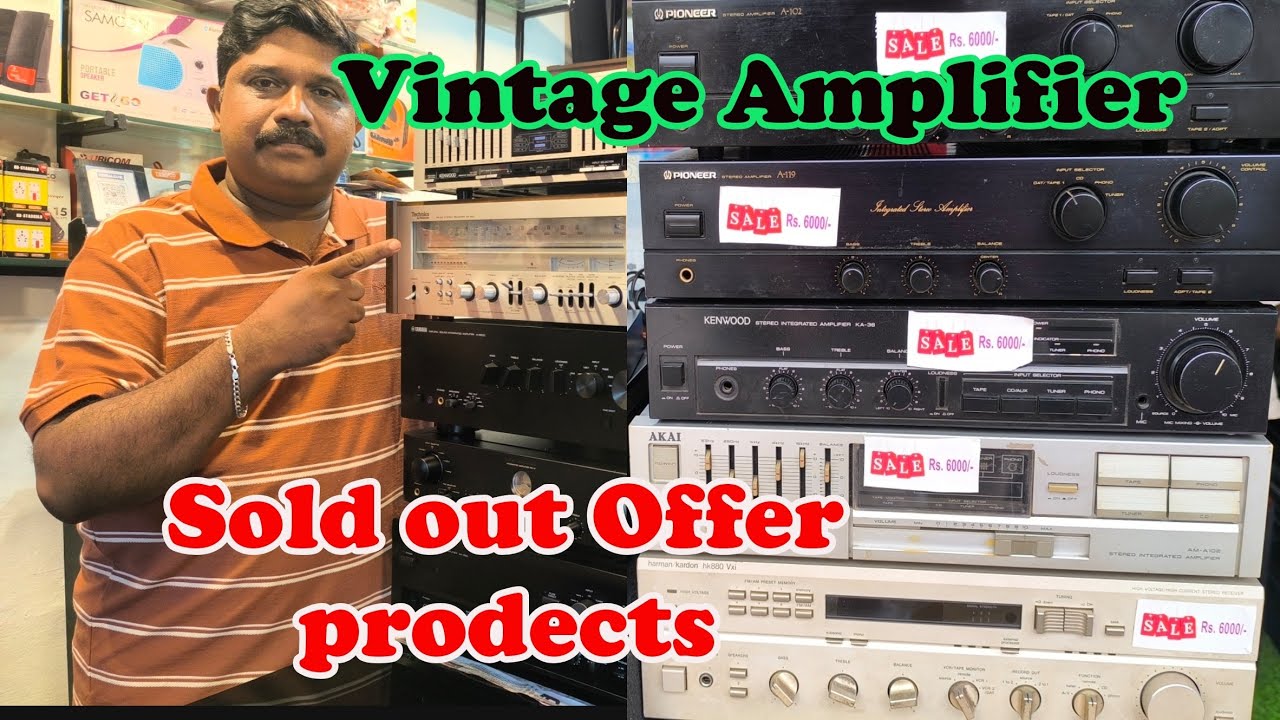 Vintage Amplifier for sale sold out offer Prodect 🙏  #vintagecollection #kollam #kerala