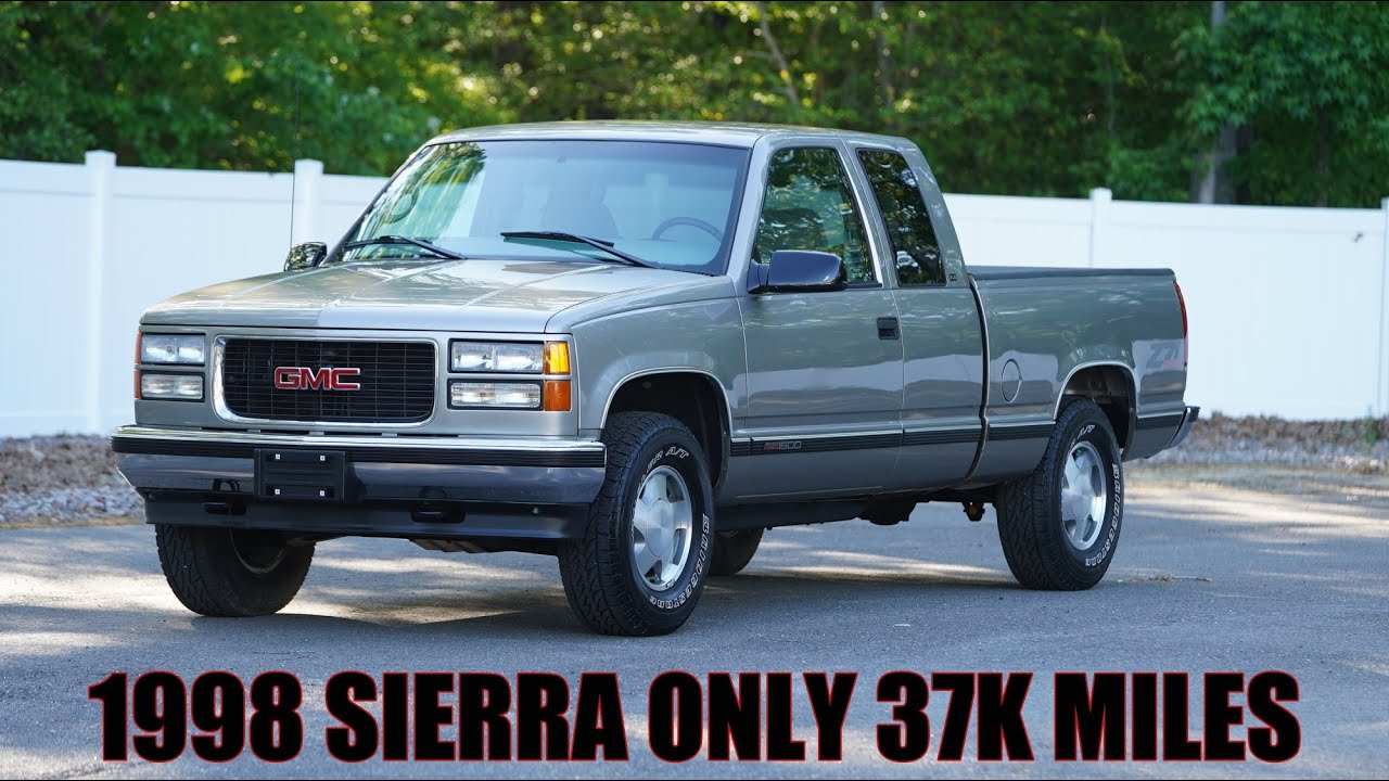 DAVIS AUTOSPORTS — GMC SIERRA Z71 1998 года — 1 владелец — пробег 37 тыс. миль — капсула времени