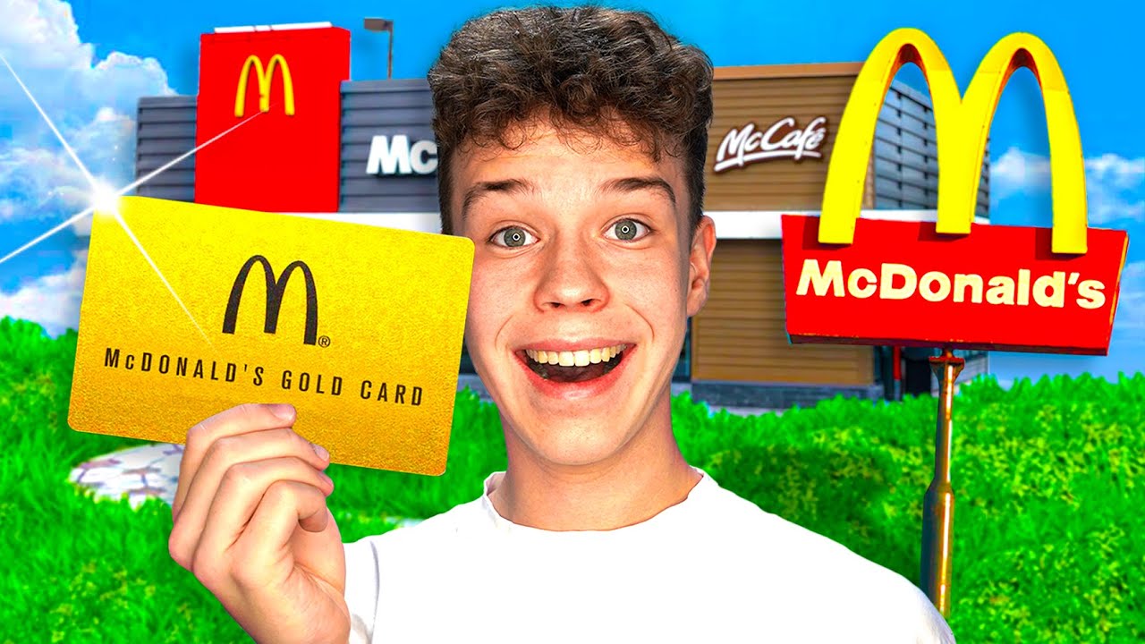 Ich habe die McDonalds GOLDKARTE bekommen (alles kostenlos)