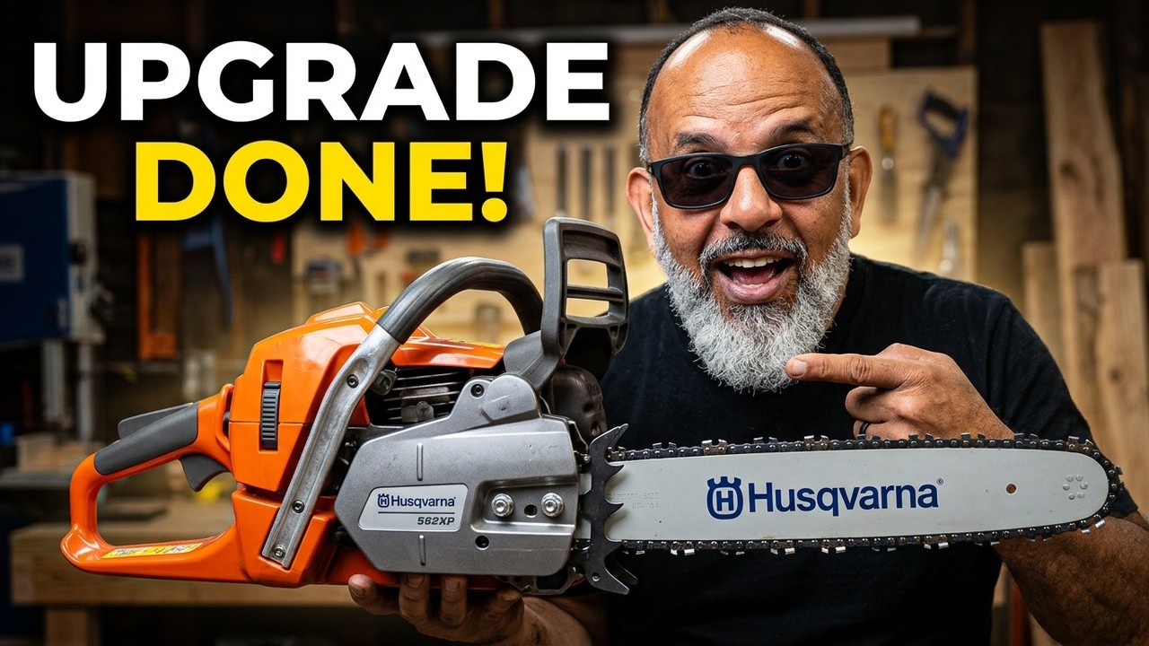 Установка рукоятки и захватов для валки Husqvarna 562xp Full Wrap