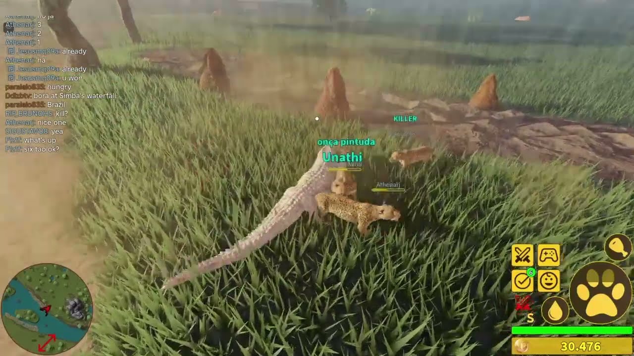 Kosing as croc in savannah life roblox