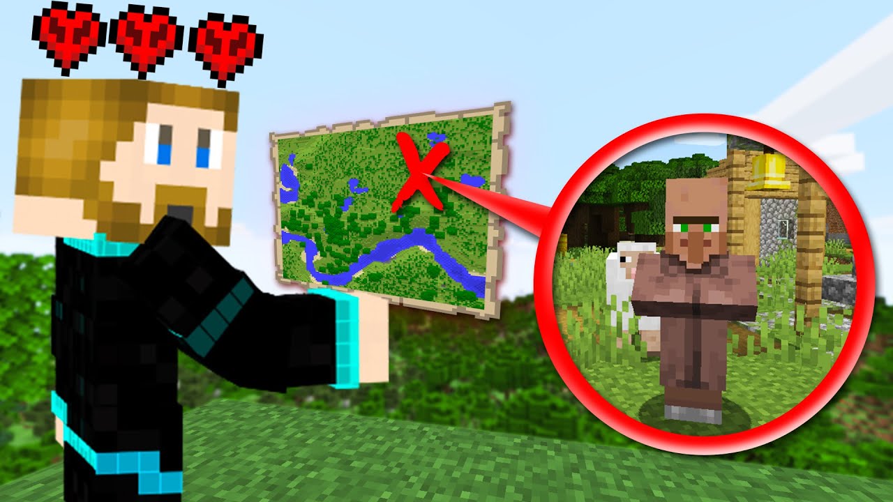 Как найти деревню в режиме хардкора! | Выживание в Minecraft