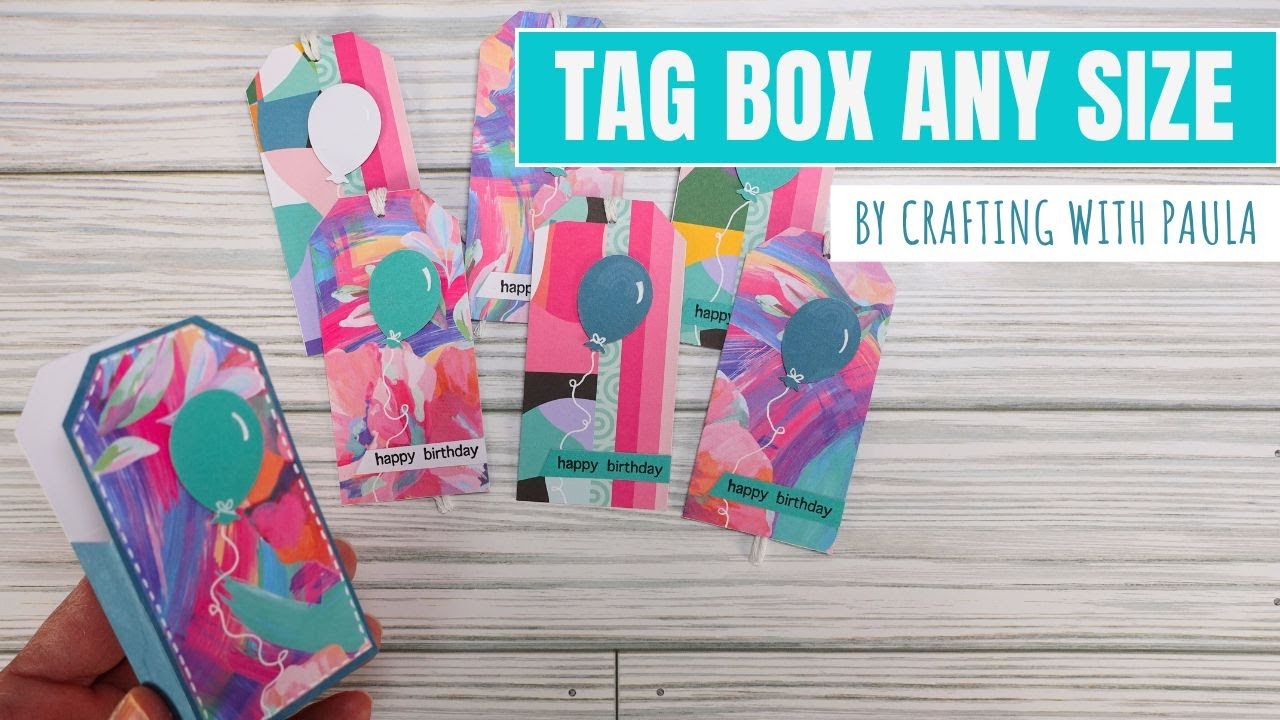 Gift Tag box (customize to any size)