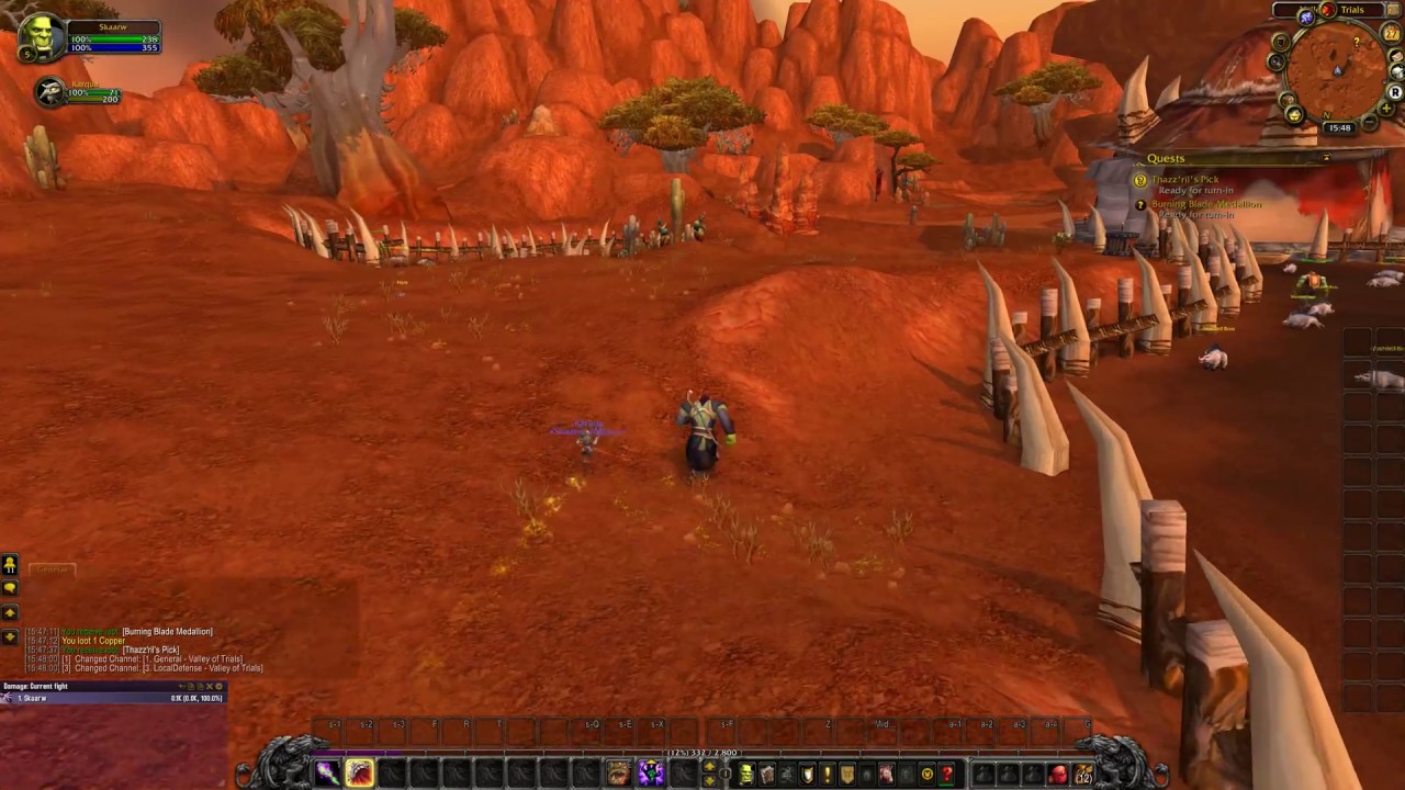WoW - Draenor - ORC Starting Area [Level 1 to 5] - (No Commentary) [4K60]