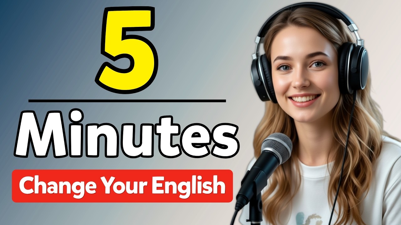 Why 5 Minutes a Day Can Change Your English Forever | English Podcast