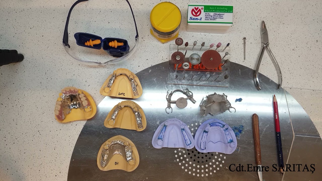 Alt ve Üst Çene İskelet Döküm Tesviye Kumlama / Hareketli Protezler III