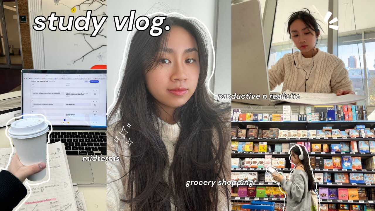 Продуктивный УЧЕБНЫЙ ВИДЕОБЛОГ 💻 вступительные экзамены в колледж, посещение библиотеки, покупка ...
