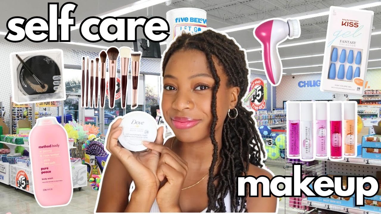 let's go self care & makeup shopping at Five Below!